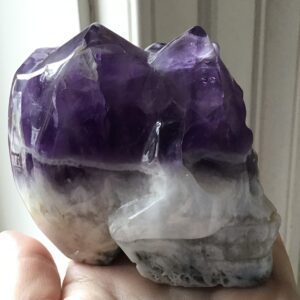 Amethyst Cluster Crystal Skull - Image 2