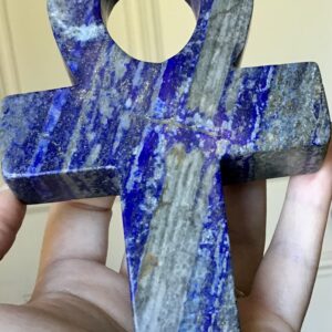 Large Lapis Lazuli Crystal Ankh - Image 4