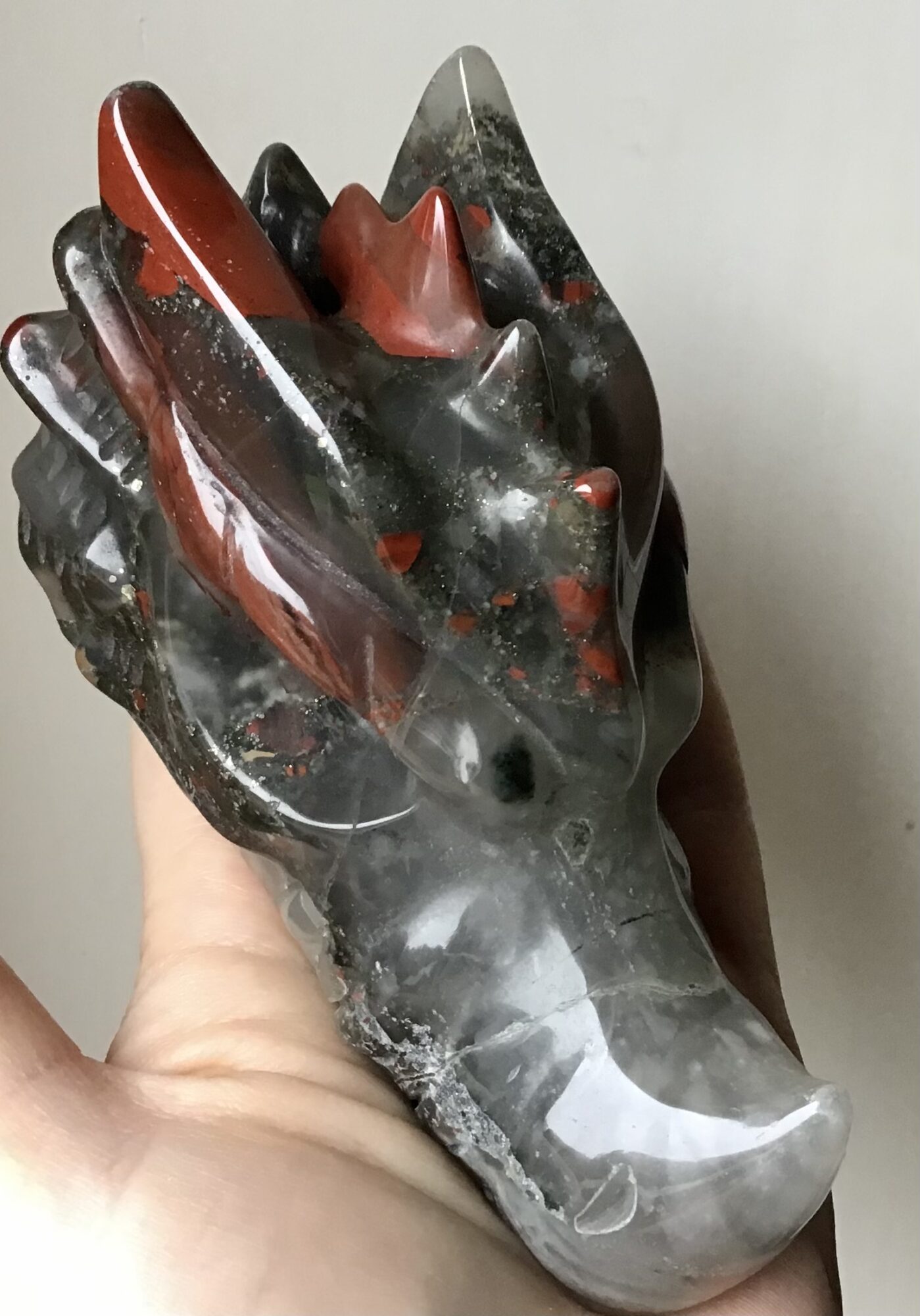 Bloodstone Crystal Dragon