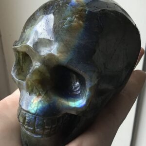 Labradorite Crystal Skull - Image 2