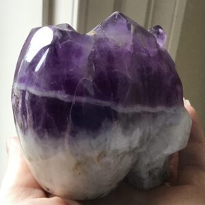 Amethyst Cluster Crystal Skull - Image 10