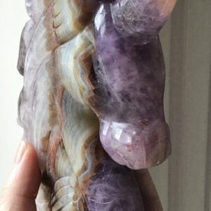 Extra Large Amethyst Agate Crystal Unicorn - Image 6