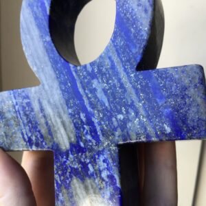 Large Lapis Lazuli Crystal Ankh - Image 6