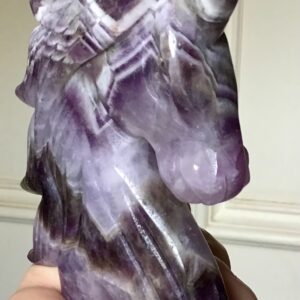 Chevron Dream Amethyst Crystal Unicorn - Image 3