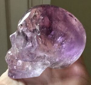 Amethyst Crystal Skull