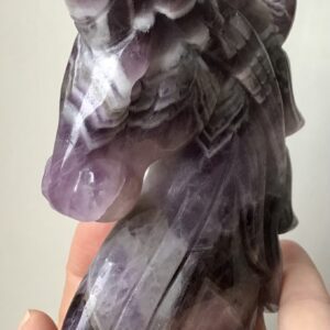 Chevron Dream Amethyst Crystal Unicorn - Image 7