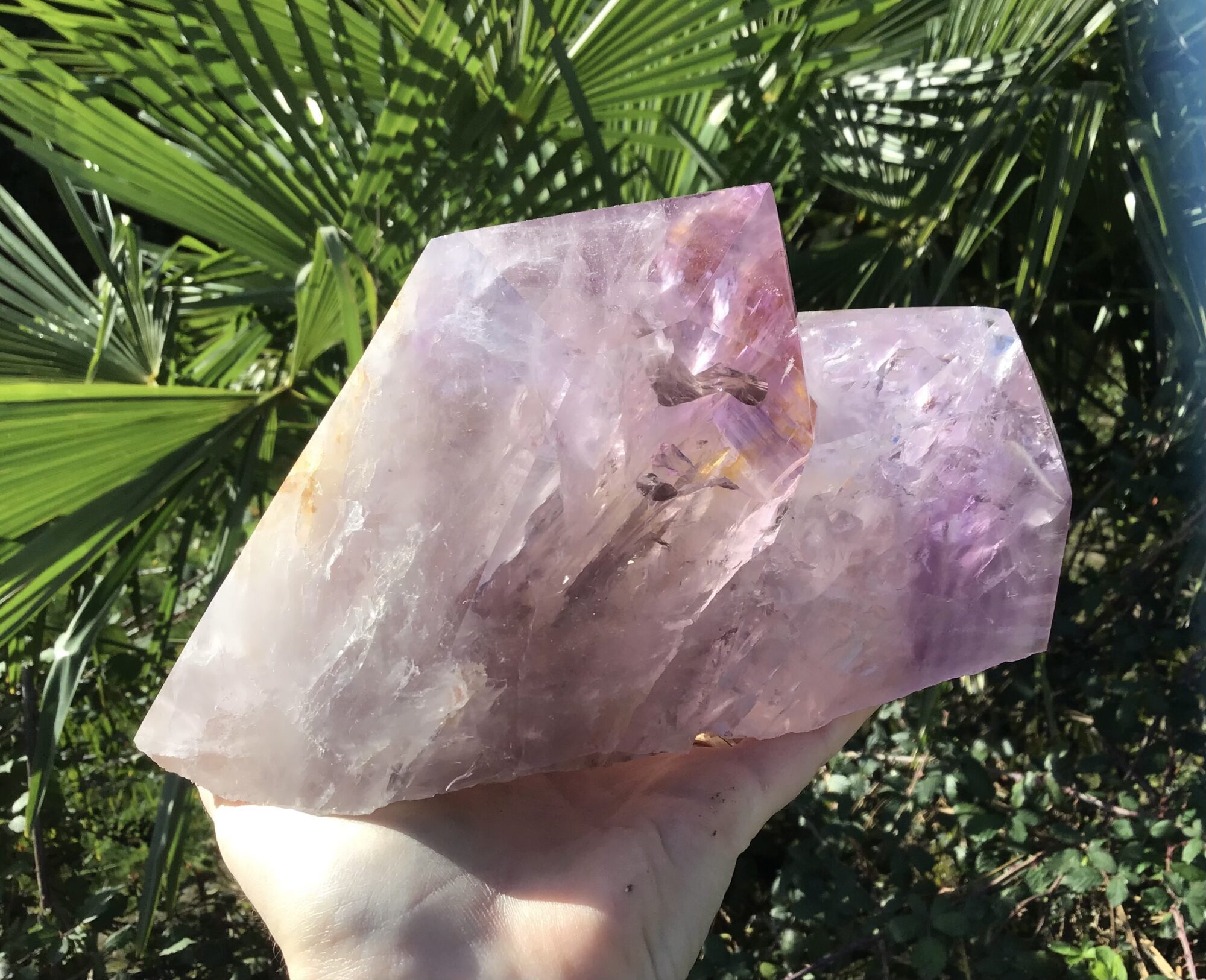 Extra Large Twin Natural Amethyst Crystal