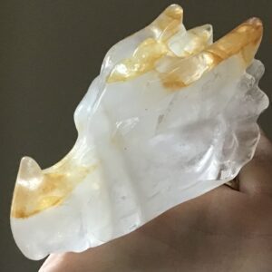 Golden Healer Quartz Crystal Dragon - Image 5