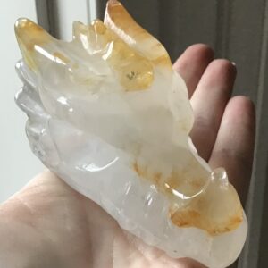 Golden Healer Quartz Crystal Dragon - Image 4