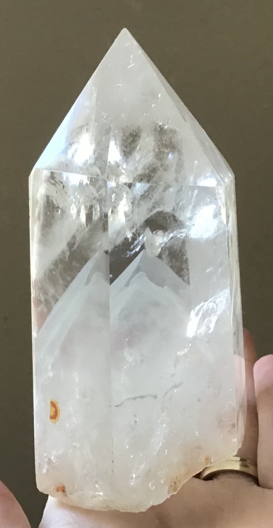 Clear Quartz Double Mountain Crystal - Image 3